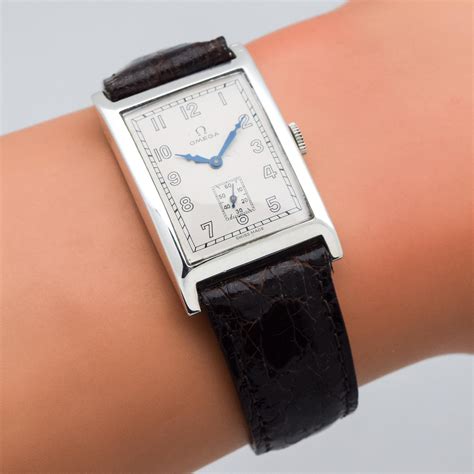 vintage omega rectangular watch|vintage omega database.